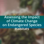 Assessing the Impact of Climate Change on Endangered Species Habitats